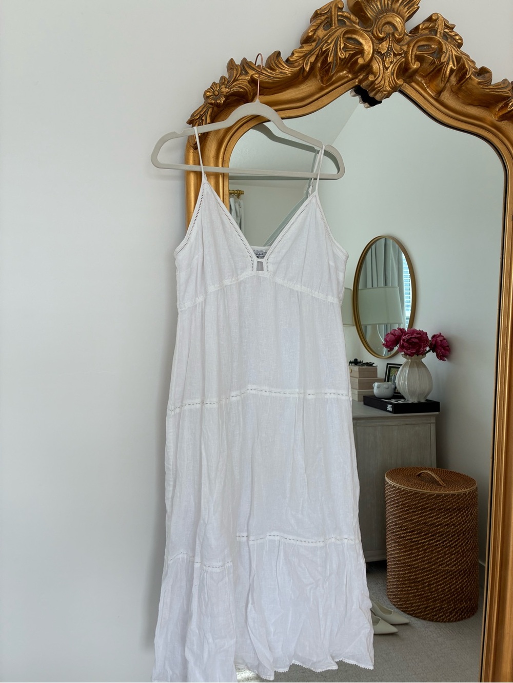 Rails White Midi Slip Dress